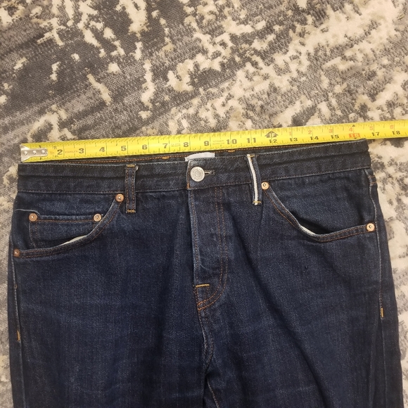 COPY - PT05 Dark Wash Button Front Denim Jeans size 32 x 28 - Picture 9 of 10